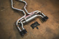BMW F85 X5M, F86 X6M 4.4L Catback T304 SS, Burnt 3.5" Tips