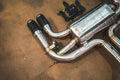 BMW F85 X5M, F86 X6M 4.4L Catback T304 SS, Burnt 3.5" Tips