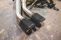 BMW F97,F98 X3M,X4M 3.0L Catback, T304 SS Burnt 3.5" Tips