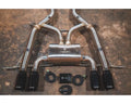 BMW G80,G82 M3,M4 3.0L Axleback, Grade 5 Titanium, Forged Carbon 3.5" Tips
