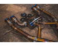 BMW G80,G82 M3,M4 3.0L Axleback, Grade 5 Titanium, Forged Carbon 3.5" Tips