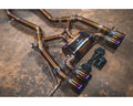 BMW G80,G82 M3,M4 3.0L Axleback, Grade 5 Titanium, Forged Carbon 3.5" Tips