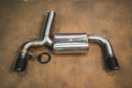 BMW F Series Axleback T304 SS Black 3.5" Tips
