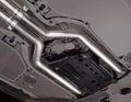 AWE Tuning cat-back exhaust detail