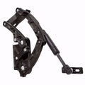 1955-1956 Chevy Tri-Five Hood Hinge Kit - Solid Frame - Steel - Black