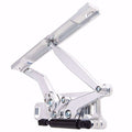 1966-1967 Nova Hood Hinge Kit for Aftermarket Front Clips - Solid Frame - Fiberglass - Natural
