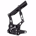 1967-1970 Cougar/Mustang Hood Hinge Kit - Solid Frame - Steel - Black