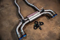 BMW G90, G99 M5 4.4L Catback Exhaust System Grade 5 Titanium, Brushed 3.5" Tips