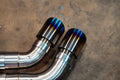 BMW G90, G99 M5 4.4L Catback Exhaust System Grade 5 Titanium, Brushed 3.5" Tips