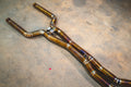 Mercedes W213 E 63 4.0L, Catback, Grade 5 Titanium, OEM Style Valvetronic Tips