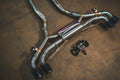 BMW F95 X5M / X6M 4.4L Catback, T304 SS Brushed 3.5" Tips