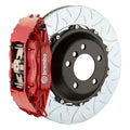 Brembo 04-17 WRX STi Front GT BBK 6 Piston Cast 355x32 2pc Rotor Slotted TY3L-Silver