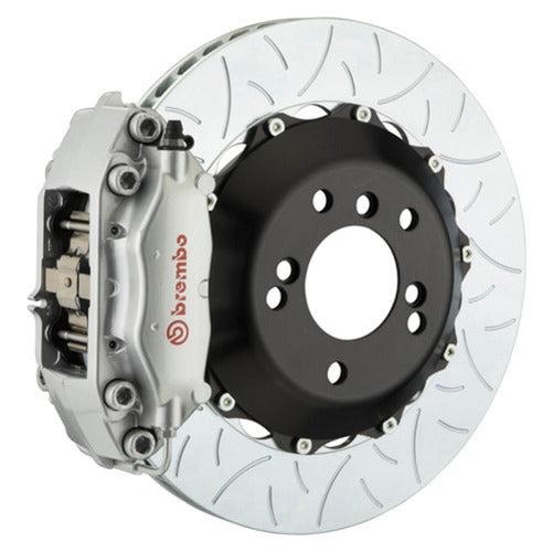 Brembo 04-08 S4/06-08 A4 Rear GT BBK 4 Piston Cast 2pc 345x28 2pc Rotor Slotted TY3L-Silver