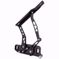 1966-1967 GTO Hood Hinge Kit - Solid Frame - Fiberglass - Black