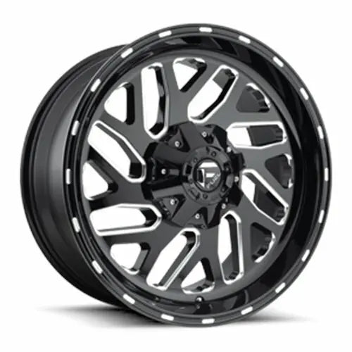 ~(47 lbs. 25X25X12)~ TRITON 22x9.5 8x180.00 GLOSS BLACK MILLED (20 mm)