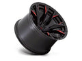 D823 20X12 5X5.0 G-BLK MILL C-RED -