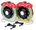 Brembo 05-11 A6 3.2L Front GT BBK 6 Piston Cast 380x34 2pc Rotor Slotted TY3L-Silver