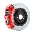 Brembo 08-16 R8 4.2/5.2 (CC Brake Eqpt) Fr GT BBK 6Pis Cast 380x34 2pc Rotor Slotted TY3L-Red