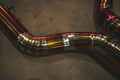 BMW F12 M6 4.4L Catback T304 SS, Carbon Fiber 3.5" Tips