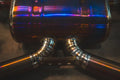BMW G87, M2 3.0L Axleback, Grade 5 Titanium, Forged Carbon 3.5" Tips