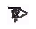 1957 Chevy Tri-Five Hood Hinge Kit - Solid Frame - Fiberglass - Black