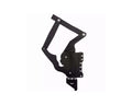 1957 Chevy Tri-Five Hood Hinge Kit - Solid Frame - Fiberglass - Black