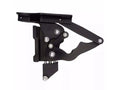 1957 Chevy Tri-Five Hood Hinge Kit - Solid Frame - Fiberglass - Black