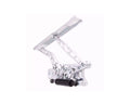 1966-1967 Nova Hood Hinge Kit for Aftermarket Front Clips - Air Frame - Fiberglass - Natural