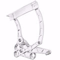 1967-1972 Chevy Truck Hood Hinge Kit - Air Frame - Fiberglass - Natural