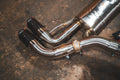 BMW G20, M340i 3.0L Catback, Grade 5 Titanium, Forged Carbon 3.5" Tips