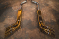 Mercedes W463A G-Wagon G 63 4.0L, Catback, T304 SS Anoized Gold