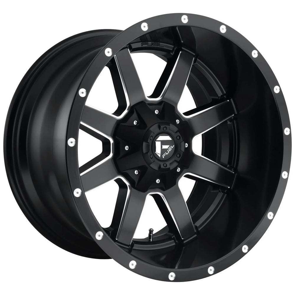 Fuel Wheels black auto part
