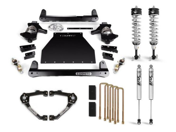 Cognito 19-26 Chevy Silverado/Sierra 1500 Billet Upper Control Arm Kit