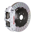 Brembo 01-04 Murcielago (L147) Front GT BBK 6 Piston Cast 405x34 2pc Rotor Slotted TY3L-Silver