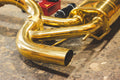 Mercedes SLS AMG Gold Exhaust 200cell