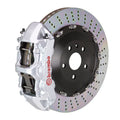 Brembo 09-13 X5M Front GT BBK 6 Piston Cast 405x34 2pc Rotor Slotted TY3L-Silver