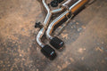 BMW F95 X5M / X6M 4.4L Catback, T304 SS Black 3.5" Tips