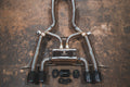 BMW G87, M2 3.0L Axleback, Grade 5 Titanium, Titanium 4.0" Tips