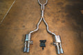 BMW E60 M5 5.0L Catback T304 SS Brushed 3.5" Tips