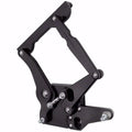 1965-1966 Mustang Hood Hinge Kit - Solid Frame - Steel - Black