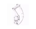 1955-1956 Chevy Tri-Five Hood Hinge Kit - Solid Frame - Fiberglass - Natural