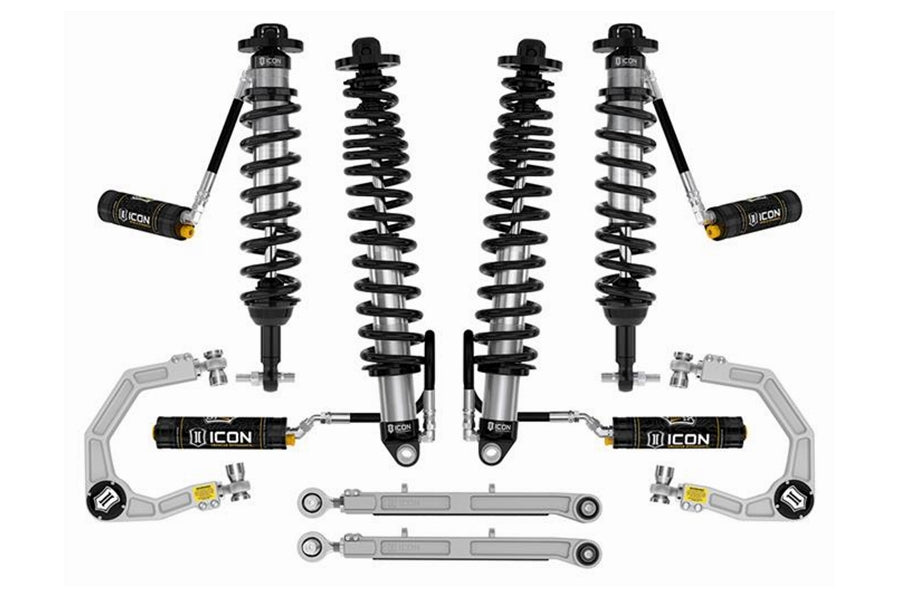 2021-2023 Ford Bronco Non-Sasquatch 3-4 Inch Lift Stage 6 Suspension System CDCV Billet Icon Vehicle Dynamics