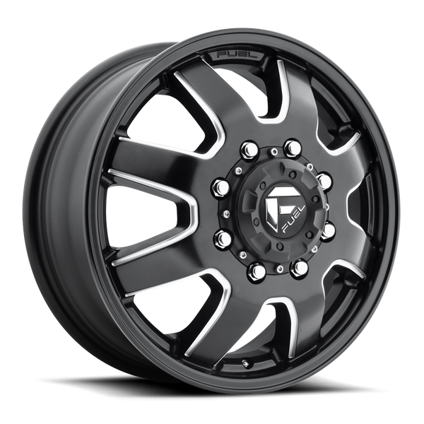 ~(41 lbs. 23X23X11)~ MAVERICK 20x8.25 8x165.10 MATTE BLACK MILLED (122 mm)