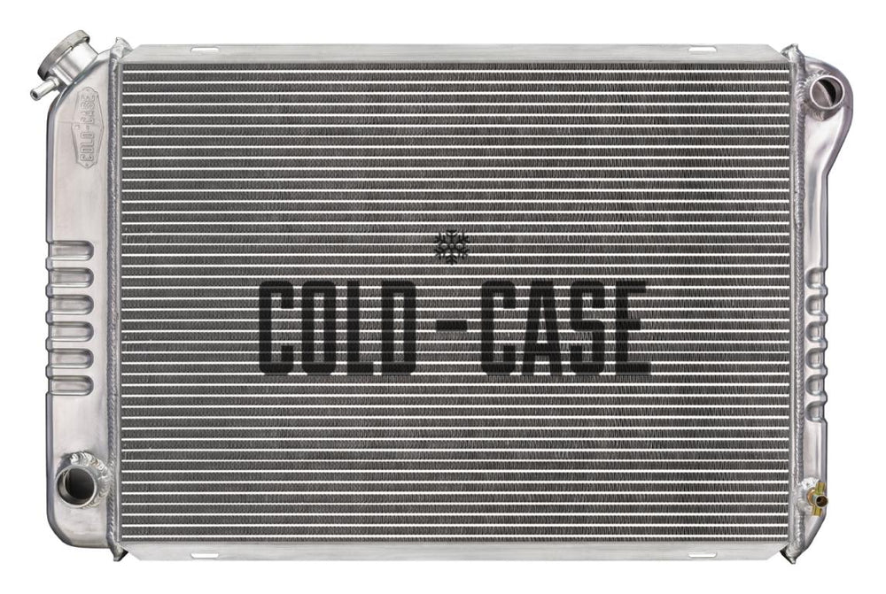 87-93 Mustang Aluminum Radiator 1 InchCore Dual 12 Inch Fans Cold Case Radiators