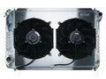 87-93 Mustang Aluminum Radiator 1 InchCore Dual 12 Inch Fans Cold Case Radiators