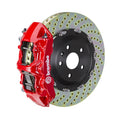 Brembo 05-11 A6 3.0T/4.2L Front GT BBK 6 Piston Cast 380x34 2pc Rotor Slotted TY3L-Red