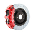 Brembo 05-11 A6 3.0T/4.2L Front GT BBK 6 Piston Cast 380x34 2pc Rotor Slotted TY3L-Red
