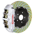 Brembo 10-16 E550 Sedan Fr GT BBK 6Pis Cast 380x34 2pc Rotor Slotted TY3L-Silver