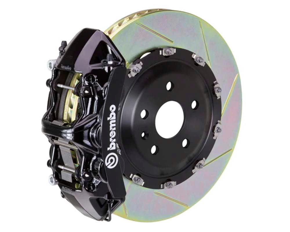Brembo 18+ Model 3 AWD/RWD Front GT BBK 6 Piston Cast 380x34 2pc Rotor Slotted TY3L-Black