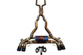 BMW F91 M8 3.0L Catback, Grade 5 Titanium Carbon Fiber 4.0" Tips